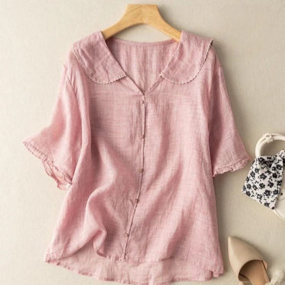 Gossamer Linen Blouse - lifestyle
