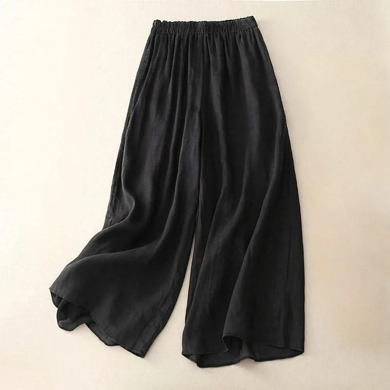 LINEA STRAIGHT-LEG LINEN PANTS