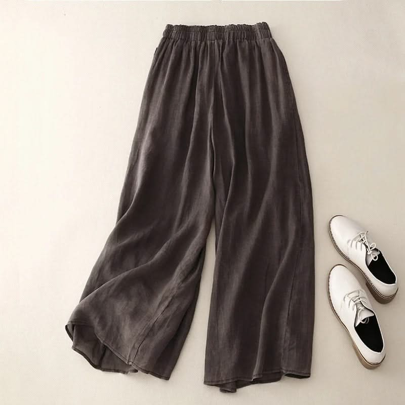 LINEA STRAIGHT-LEG LINEN PANTS