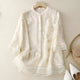 FLORA EMBROIDERED COTTON TOP