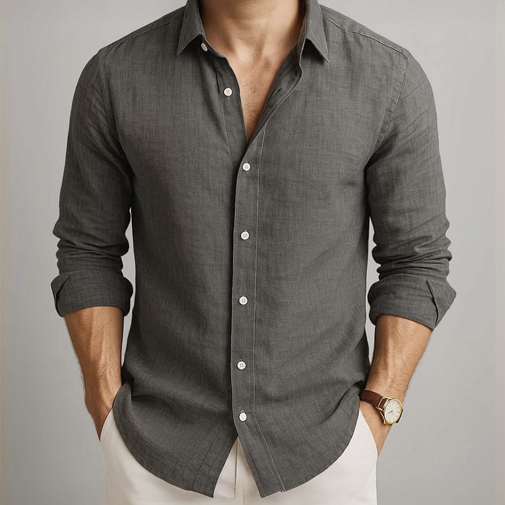 Linen Ease Shirt worn