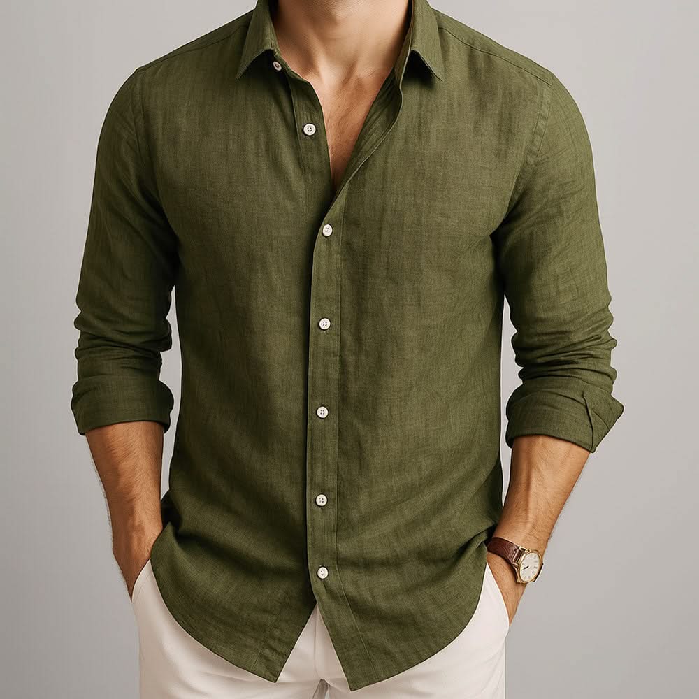 Linen Ease Shirt detail