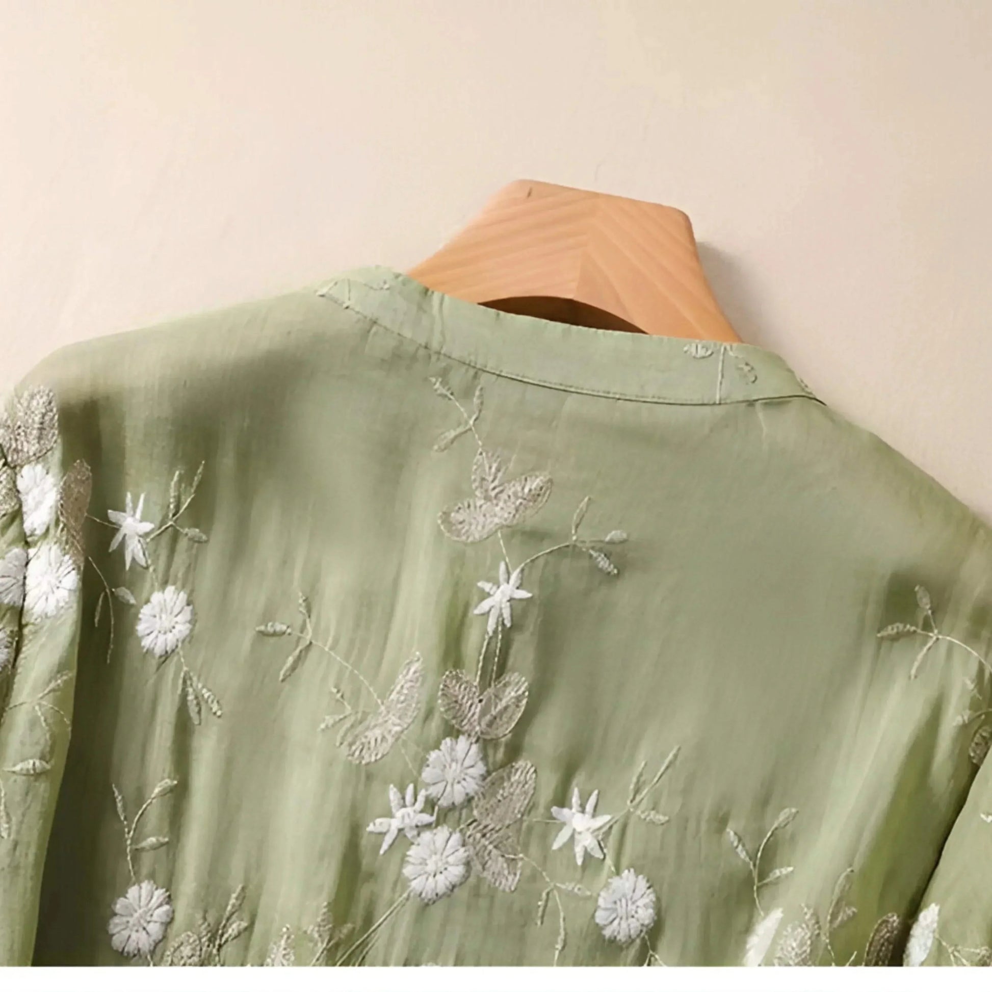 FLORA EMBROIDERED COTTON TOP