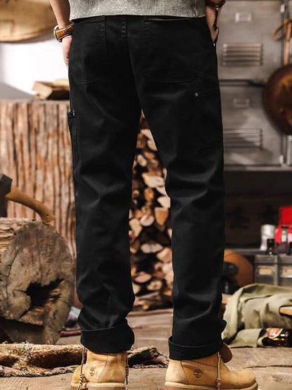 COTTON TWILL WORKWEAR PANTS