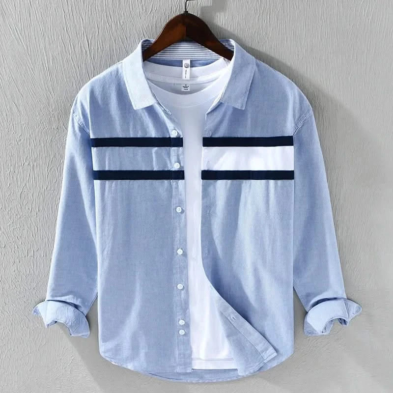 Contrast Panel Shirt style
