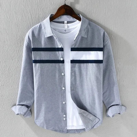 Contrast Panel Shirt front