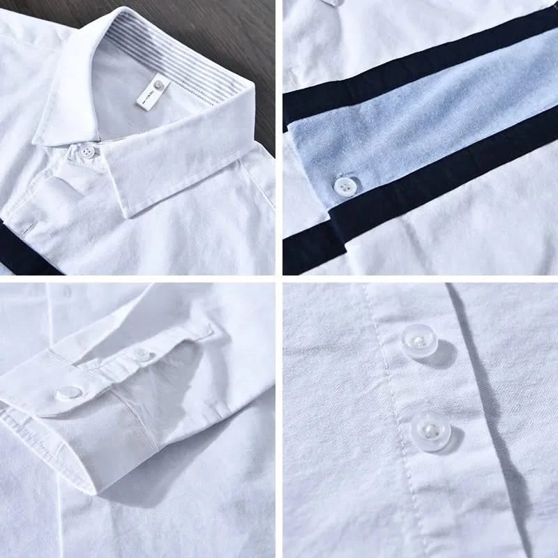 Contrast Panel Shirt detail