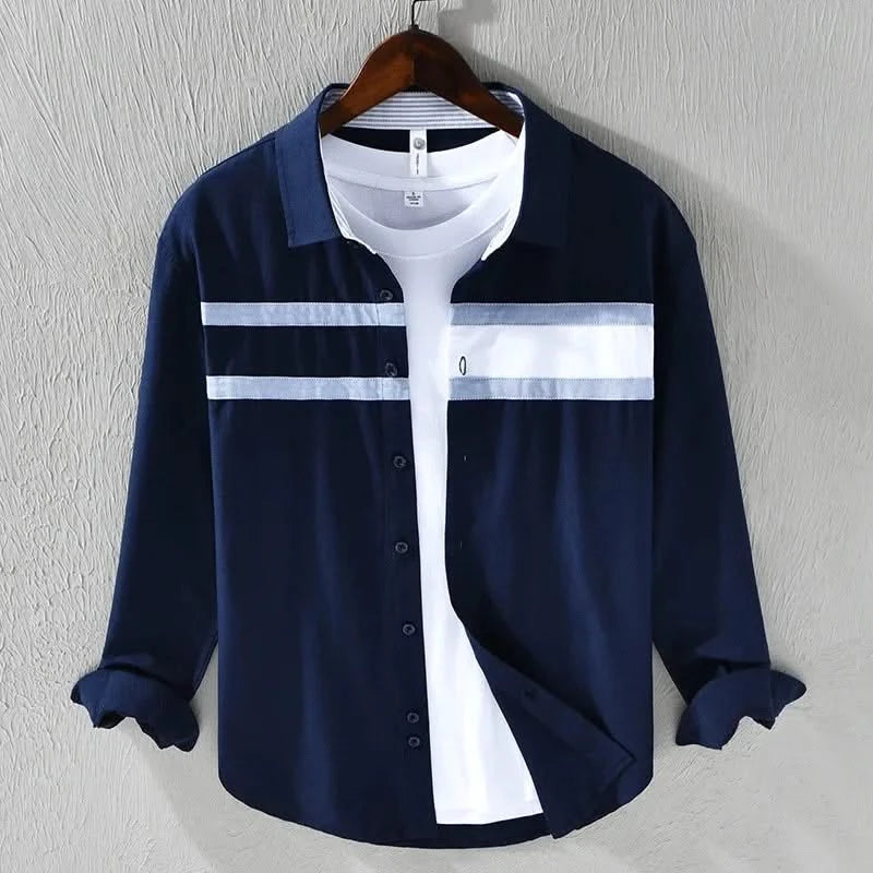 Contrast Panel Shirt lifestyle