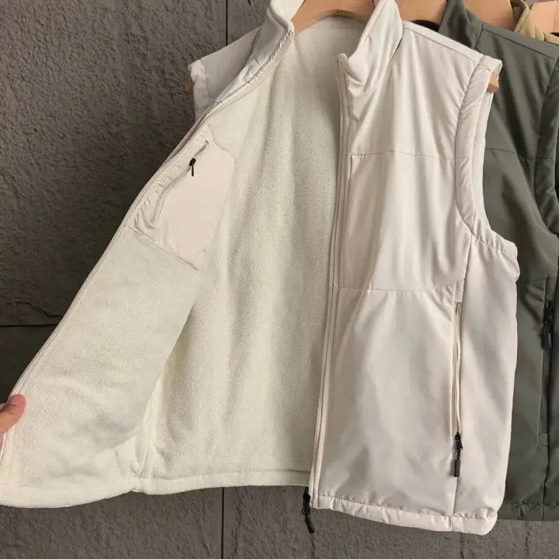 Refined Cotton Dress Vest