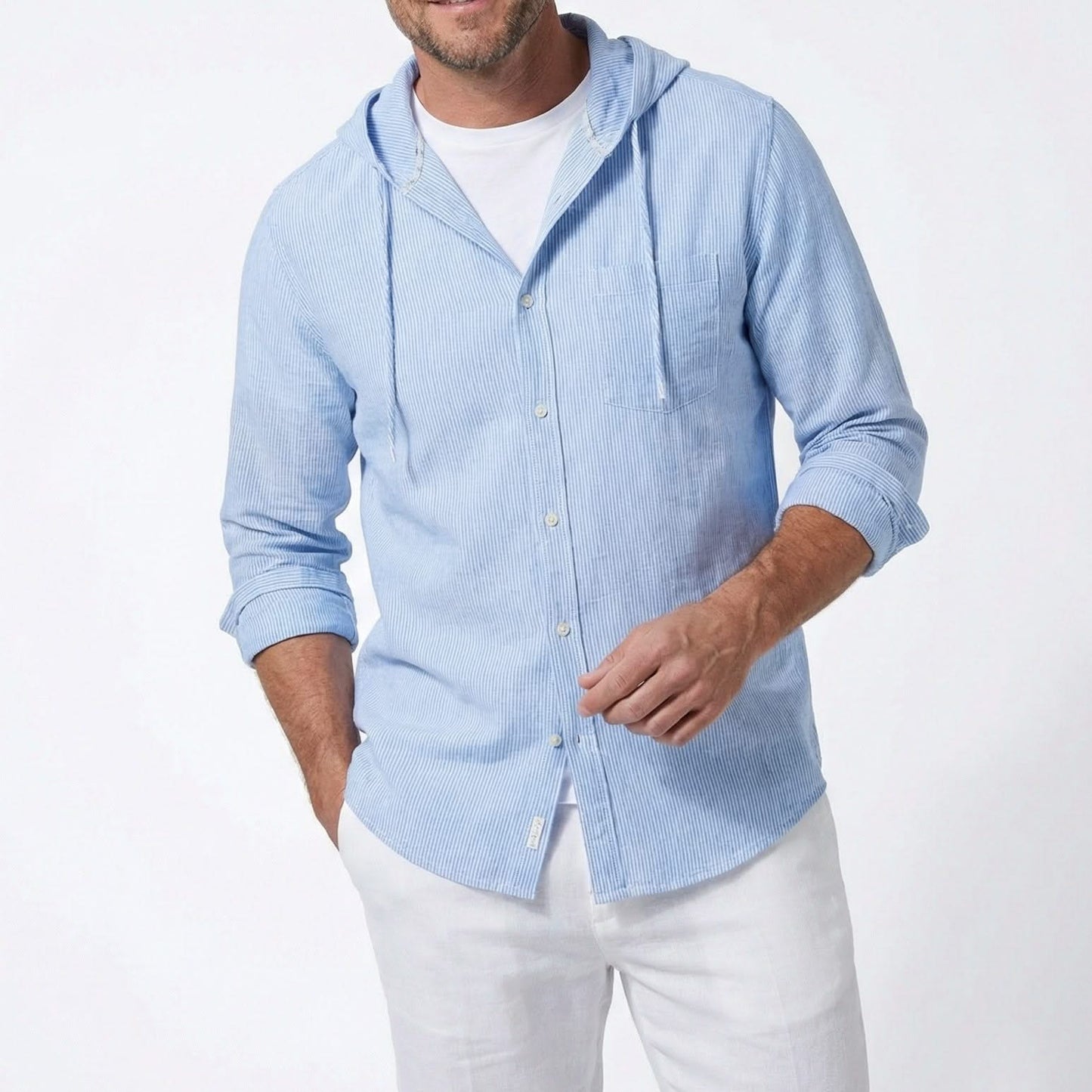 Lumen Linen Hoodie