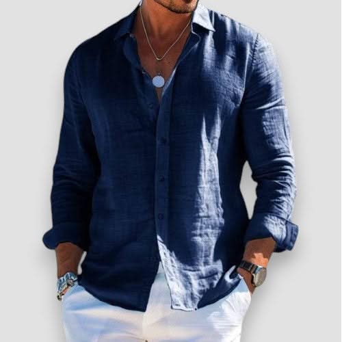 Lasting Linen Shirt worn