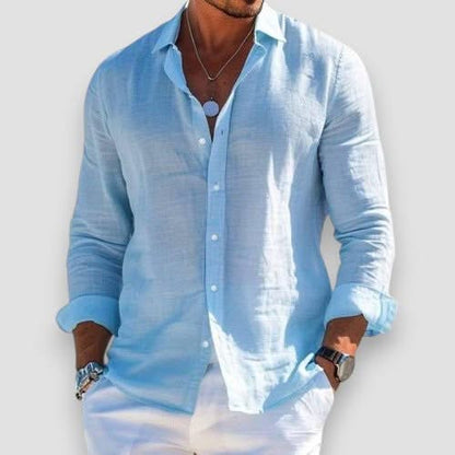 Lasting Linen Shirt detail