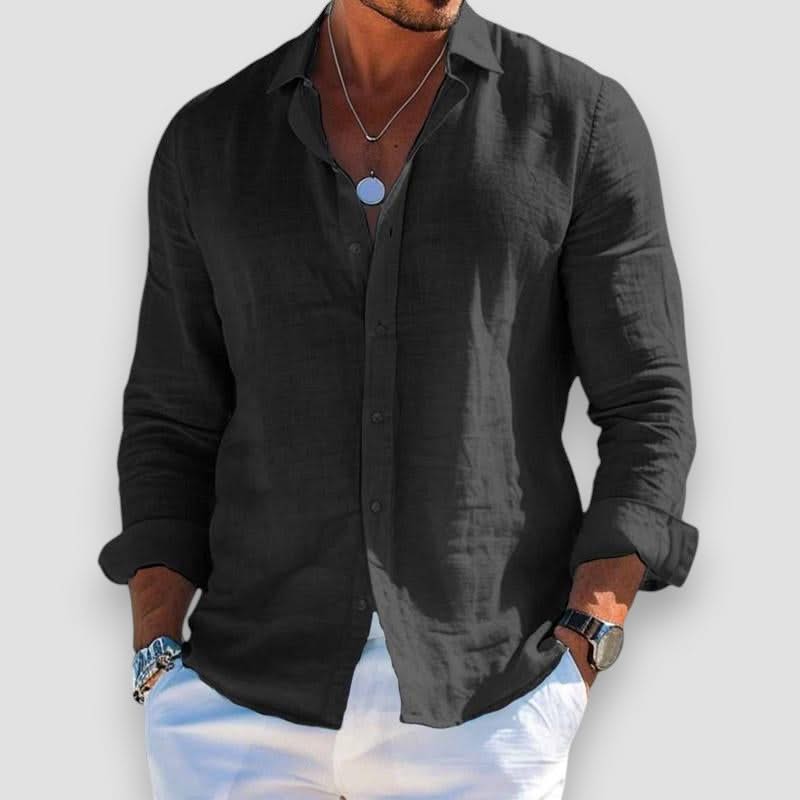 Lasting Linen Shirt lifestyle