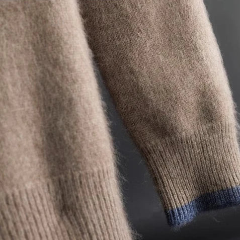 Nicola Luxury Cashmere Jacket - Beige front