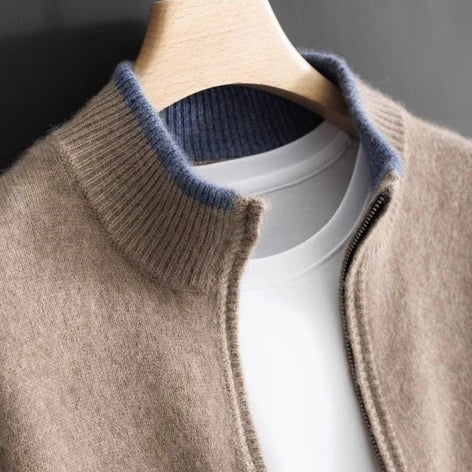 Nicola Luxury Cashmere Jacket - Beige