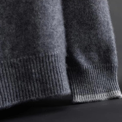 Nicola Luxury Cashmere Jacket - Gray front