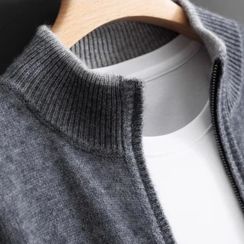 Nicola Luxury Cashmere Jacket - Gray detail